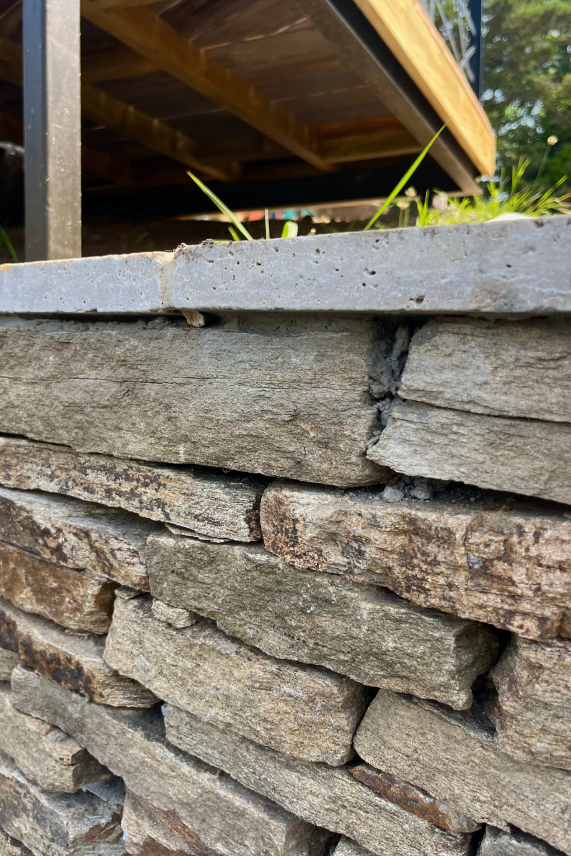 Muret en barrette luzerne