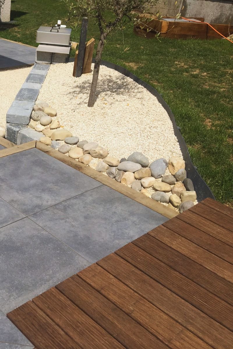 Terrasse en bois exotique